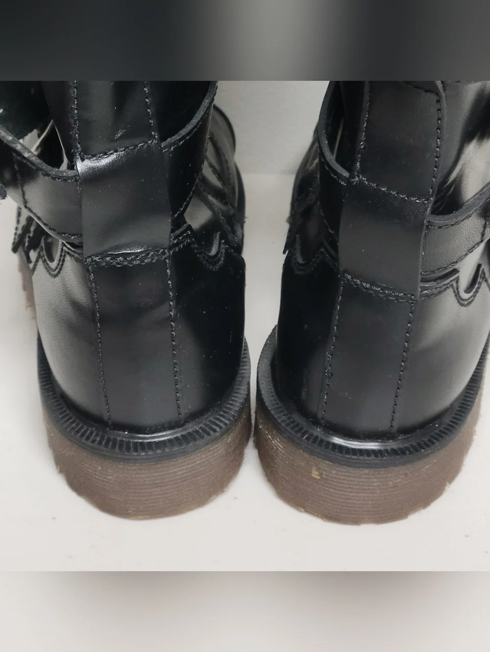 Vintage Dr.Martens Mad Max Mie Made In England Black Tall  Us Size 6 Uk Size 4.